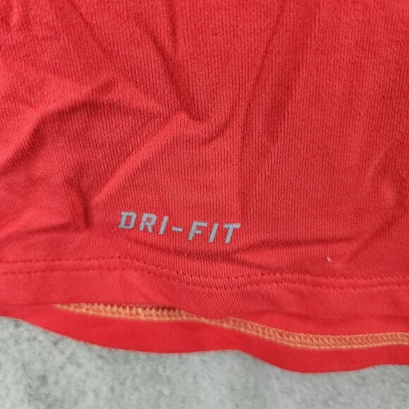 Womens Red Nike Element Dri-Fit Athletic Shirt Long Sleeve 1/2 Zip Long Sleeve L - Picture 6 of 14